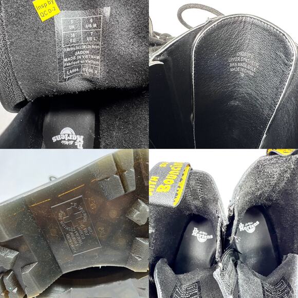 Dr. Martens Black Leopard Jadon Boots 7/38 - Picture 11 of 11